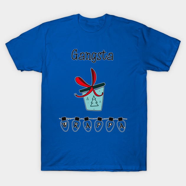 Christmas Gangsta_1 T-Shirt by DitzyDonutsDesigns